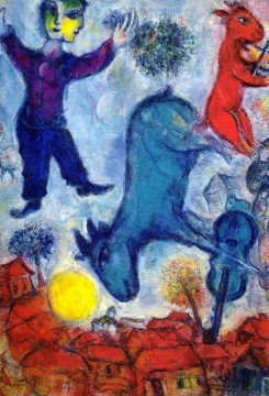 Cows over Vitebsk contemporary Marc Chagall Oil Paintings